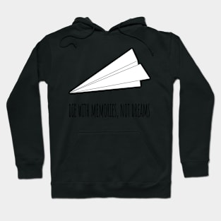 Motivation saying paper plane Hoodie